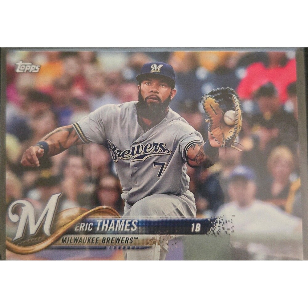 2018 Topps Factory Team Set - Milwaukee Brewers Eric Thames #MB-16 Baseball Card